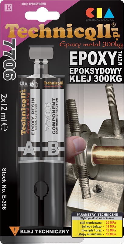 KLEJ METAL EPOKSYDOWY 300KG 2x12ML