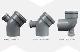 TRÓJNIK KOLANOWY PCV 110/50