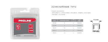 ZSZYWKI 12mm-1000szt. PROLINE HARTOWANE