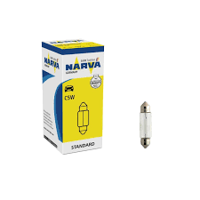 ŻARÓWKA SAMOCHODOWA NARVA 12V5W RUR.35MM C5W