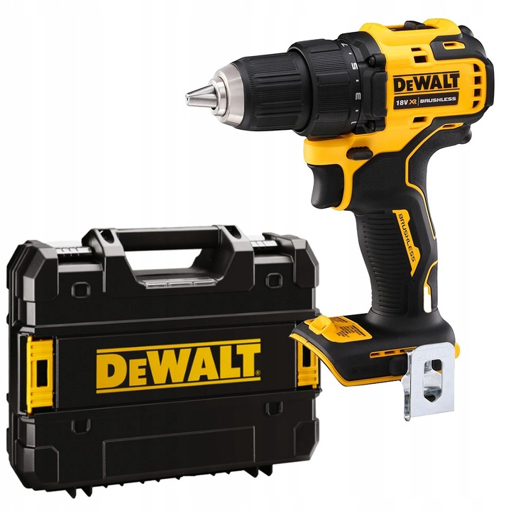 WIERTARKA AKU. DeWALT 18V DCD708NT-R XR BL 65Nm, (BEZ AKU, ŁADOWARKI) WALIZKA