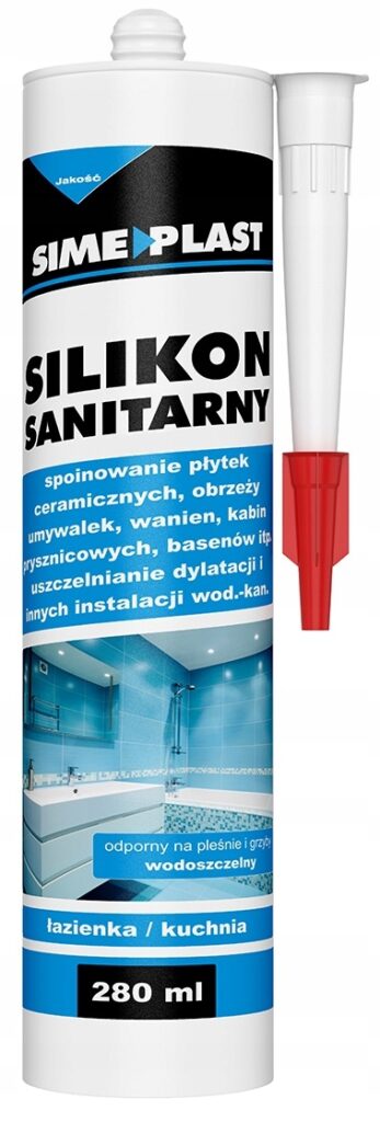 SILIKON SANITARNY BIAŁY 280ML SI-3032