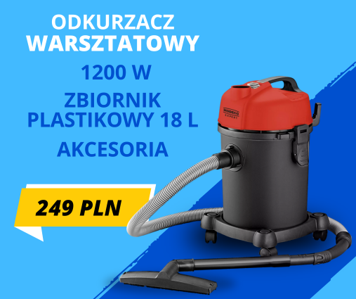 odkurzacz warsztatowy 249 pln promocja