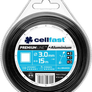 Żyłka tnąca do wykaszarek ręcznych PREMIUM 3,0 mm 15 m kwadrat 35-046