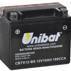 AKUMULATOR UNIBAT 12V 10AH-CBTX12-BS -L+