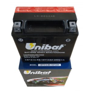 AKUMULATOR UNIBAT 12V 12AH-CBTX14-BS -L+