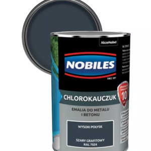 FARBA CHLOROKAUCZUK NOBILES SZARY GRAFITOWY 0,9L