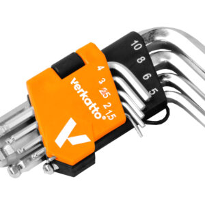 KPL.KLUCZY IMBUSOWYCH KRÓTKICH 9szt. 1,5-10MM VR-4172