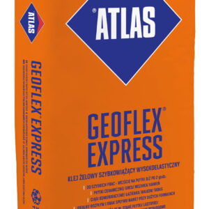 ATLAS - GEOFLEX-EXPRESS WYSOKOELASTYCZNY KLEJ ŻELOWY 25KG (48) SZARY