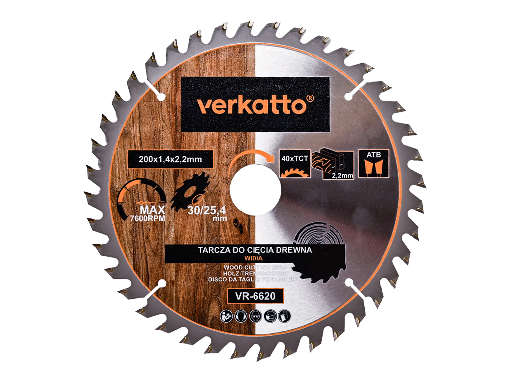 TARCZA DO CIĘCIA DREWNA WIDIA 185x60Tx1,4x2,2x20/16 VR-6614