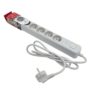 PRZEDŁUŻACZ DIOLED 5G+W 1,5M BIAŁY 1MM2 0715