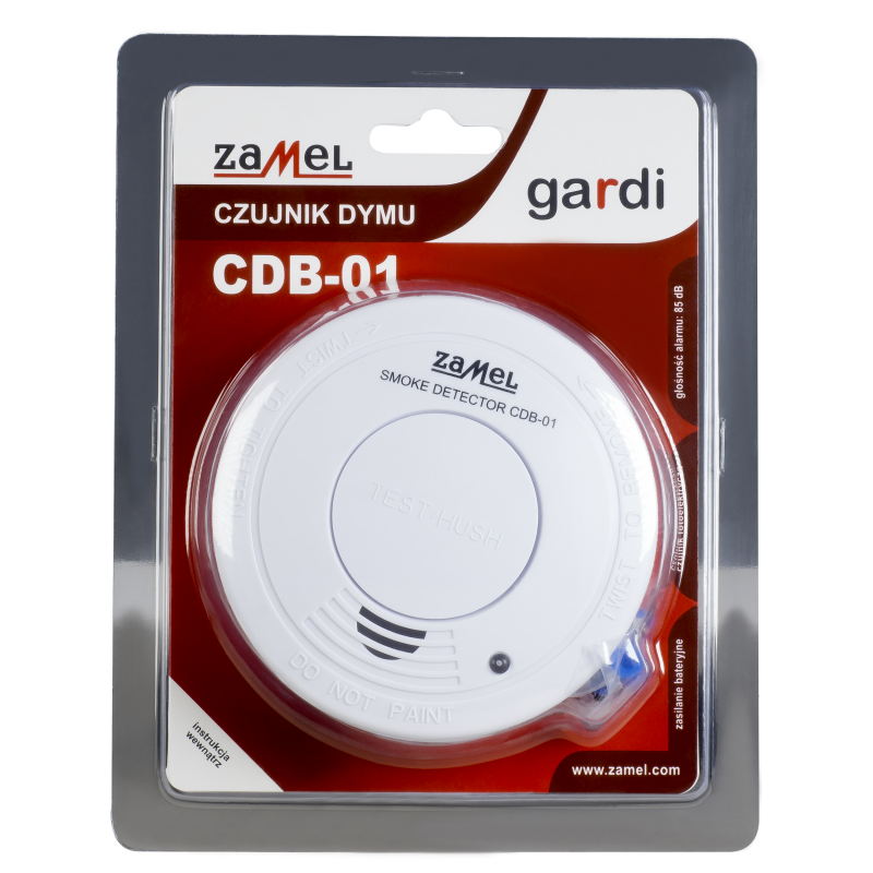 Czujnik dymu bateryjny 9V CDB-01