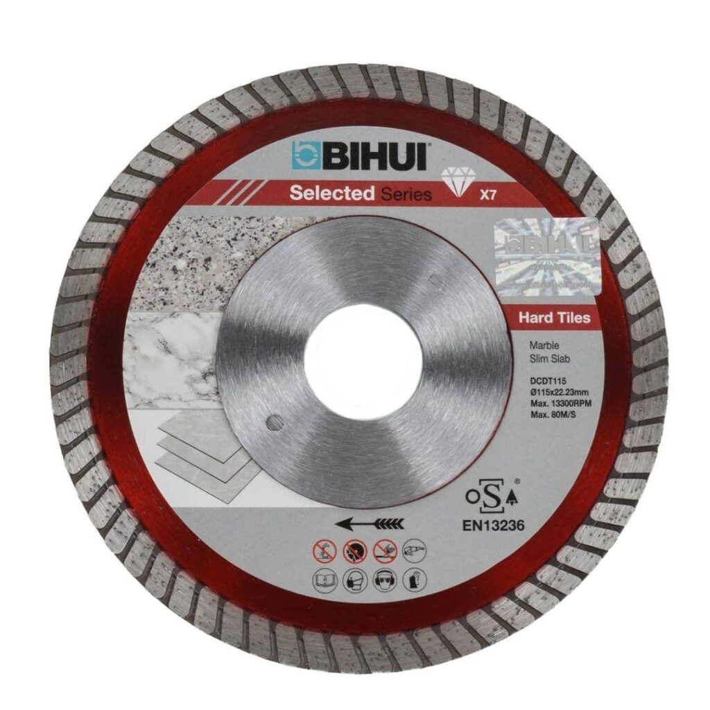 BIHUI TARCZA DIAMENTOWA B-TURBO PŁYTEK GRESOWYCH 125mm DCDT125