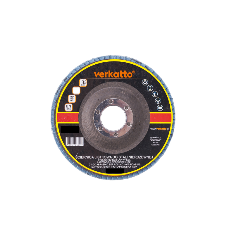 ŚCIERNICA LISTKOWA INOX 125MM GR.60 VR-6057